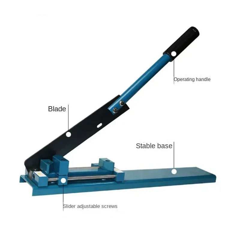 BreeRainz Wire Duct Cutter – Manual PVC Trunking Cutting Tool, 45°/90° Angle Adjustable With Double Scale Ruler, 10.4-Inch Blade, For Open Slot Wiring Ducts