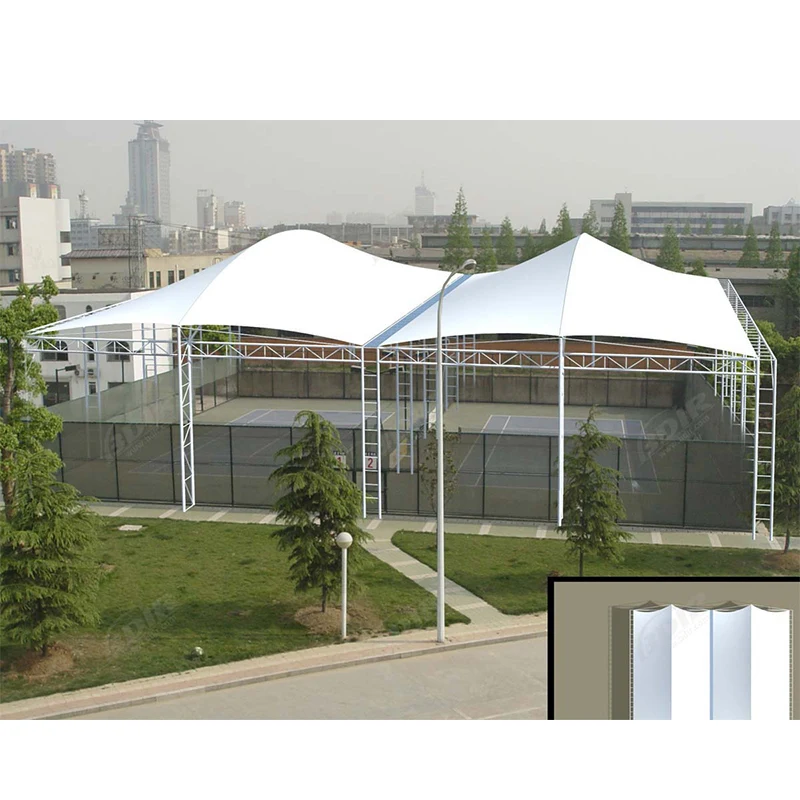 Factory Durable Pvdf Membrane Structure Tent Of Badminton Tennis 