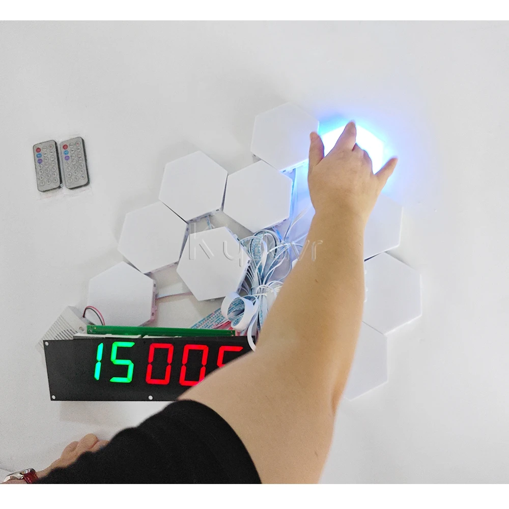 Amusement Park Exercise Responsiveness Interactive Fast Improve Challenge Led Game Reaction Training Lights with Timer