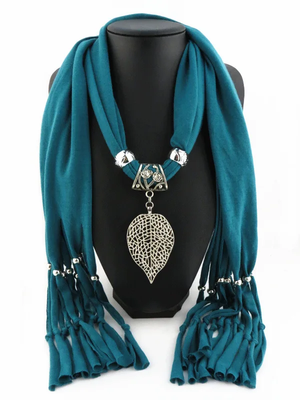Écharpe à Pendentif Strass Pour Femme – Foulard Châle Acrylique 180x48cm, Bijou Et Accessoire Mode
