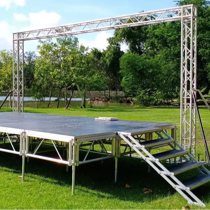 Spigot Goal Post Truss Led Screen Heavy Loading Truss Assembly Stage Display for Event Concert