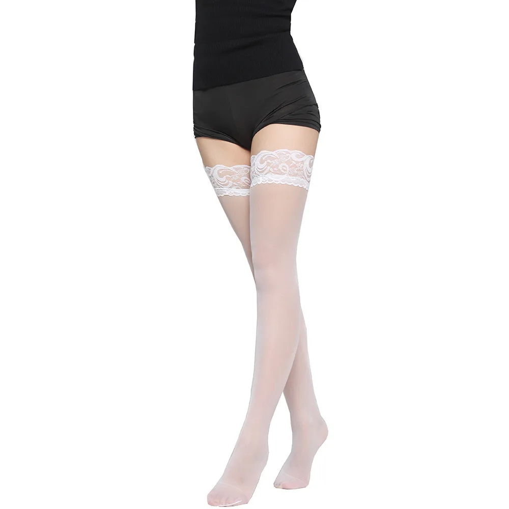 New Fashion Sexy Women's Hosiery Lace Top Stay Up Thigh High