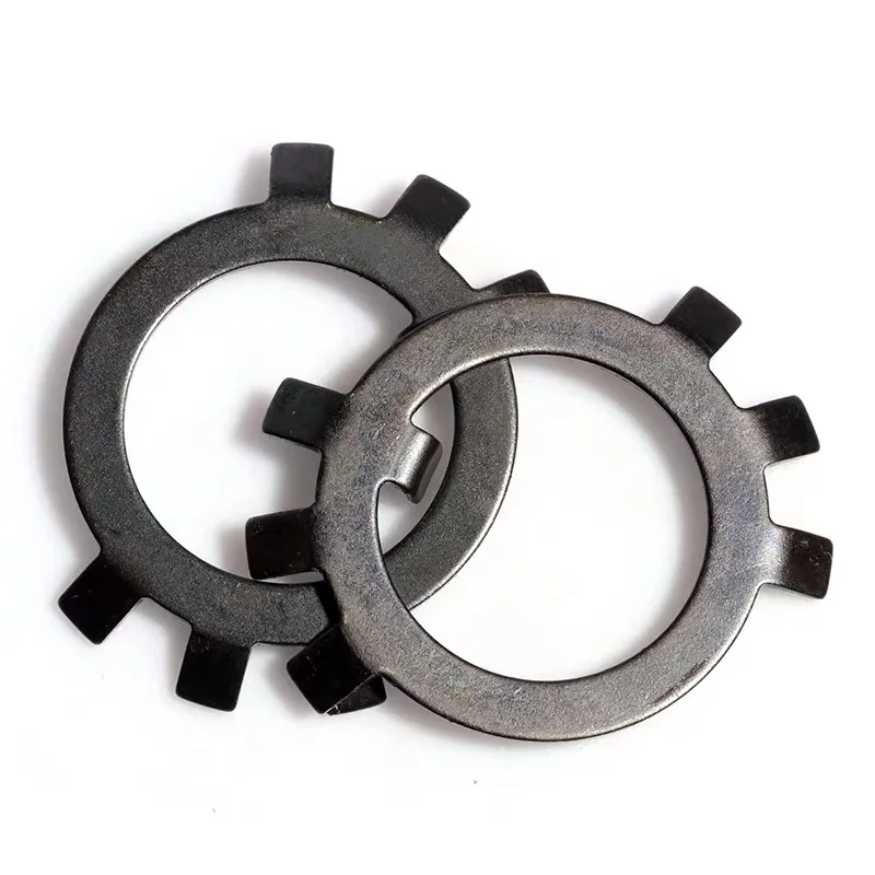 Details about   M10 to M60 Steel Lock Washers Gaskets Tab Washers For Slotted Round Nuts Black 