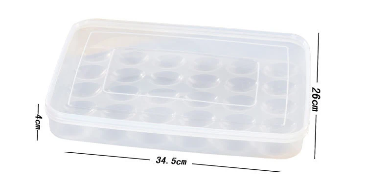Boîte à Œufs 6 Places En Plastique Alimentaire - Range Œufs Hermétique Pour Frigo, Camping, Pique-nique