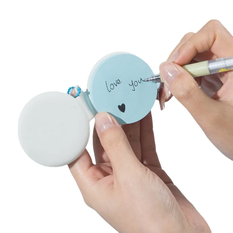 Cookie Shape Decompression Bean Notebook Creative Cartoon Sticky Notes Portable Cute Notepad Mini Memo Pad