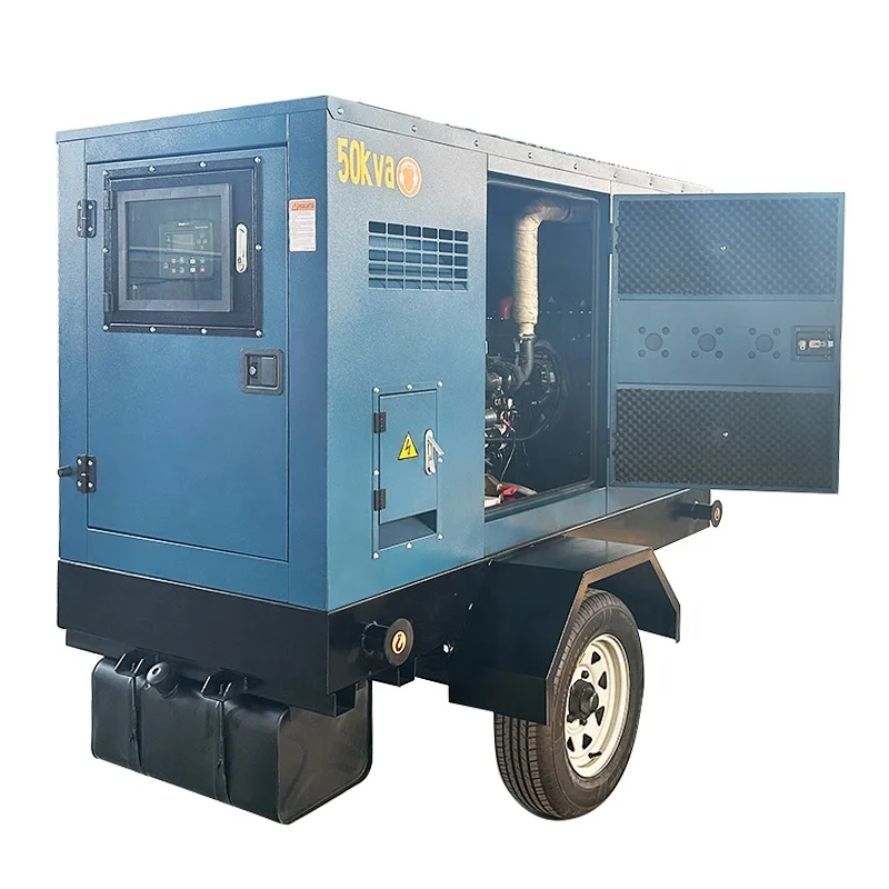 Movable Trailer Type Silent Diesel Generator