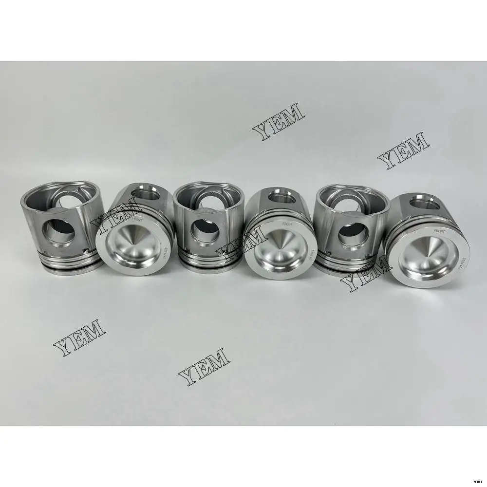 Engine Piston Fit for Komatsu 6D114 Excavator Tractor Forklift Spare Parts
