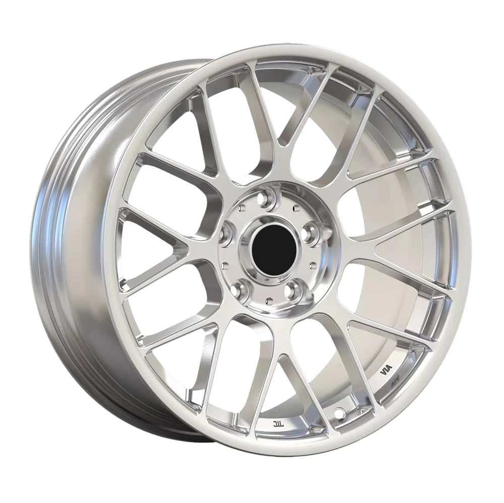 17 18 19 20 21 22 23 24 Inch Monoblock Silver Full Painting Forged Car Rims 17