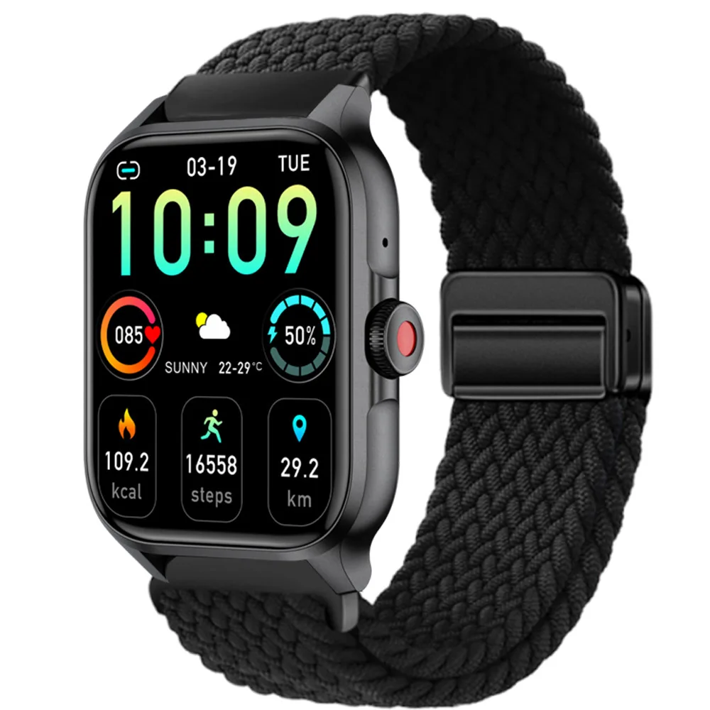 New Cross-Border QX15 Square Smart Watch for Girls IP67 Heart Rate Monitoring Voice Call aperçu 10