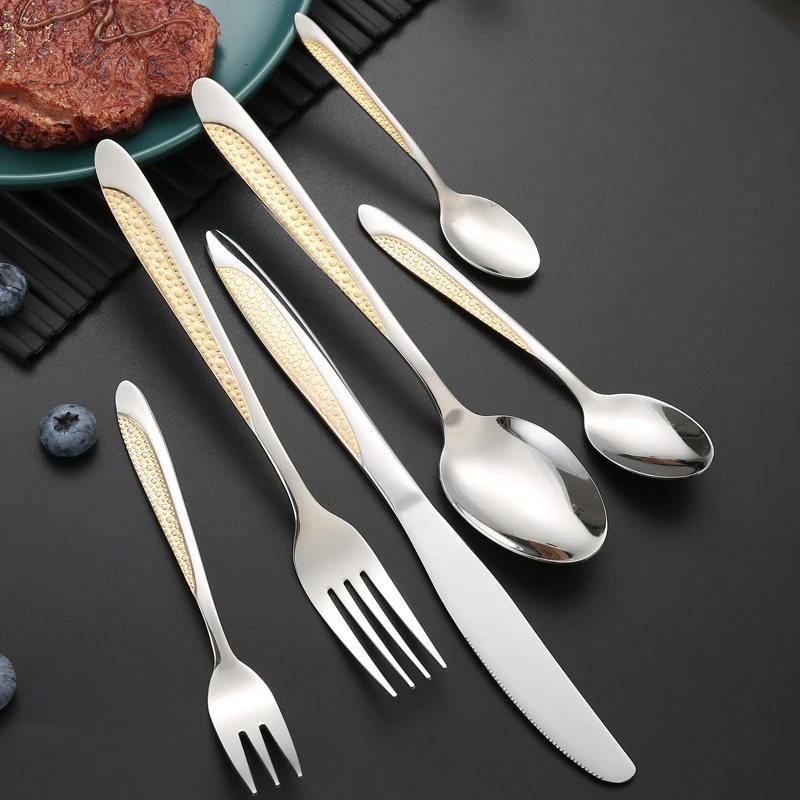 High Quality Stainless Steel Flatware For Wedding Luxury Cutlery Set