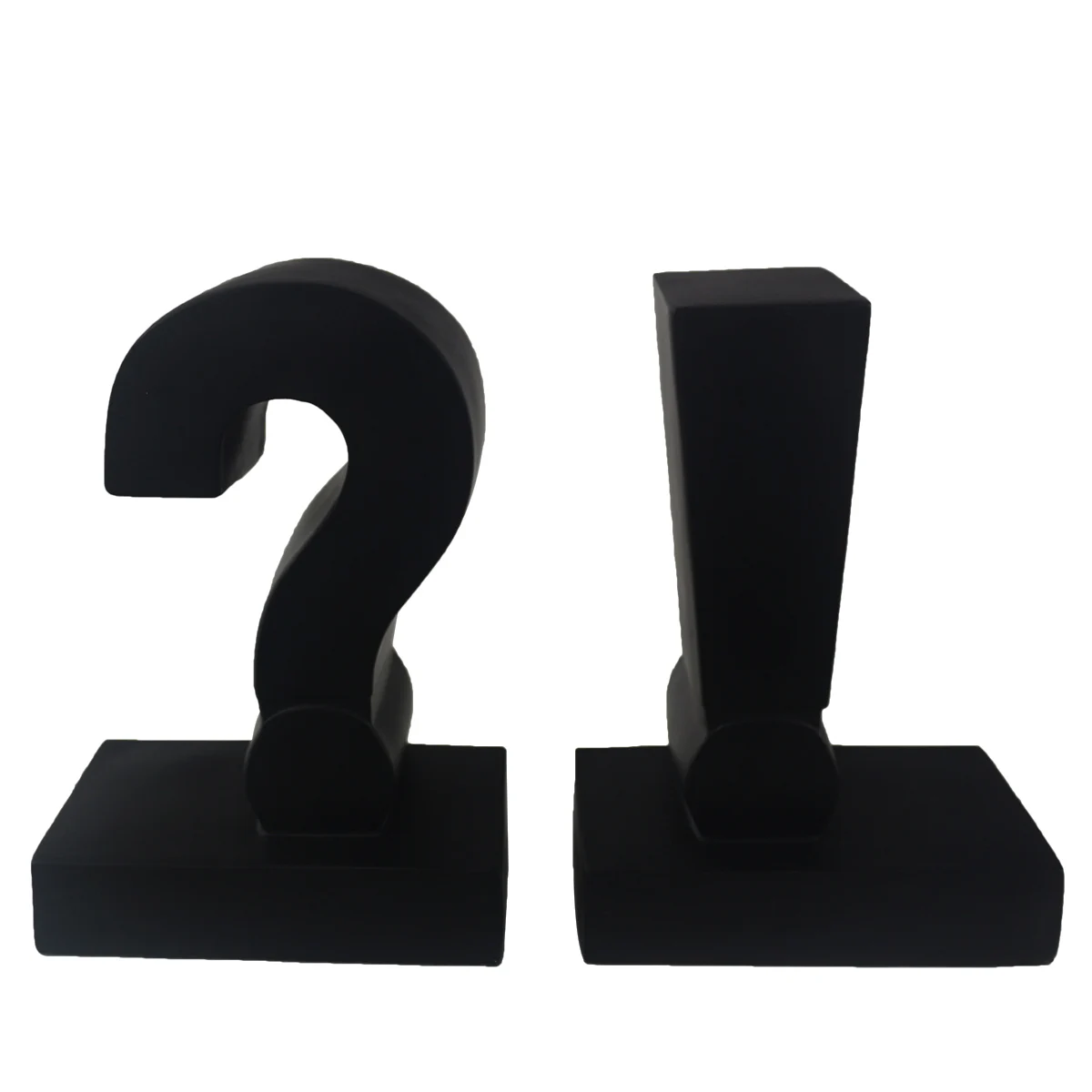 Creative and Novel Question Mark Exclamation Mark Bookend Desk Decoration