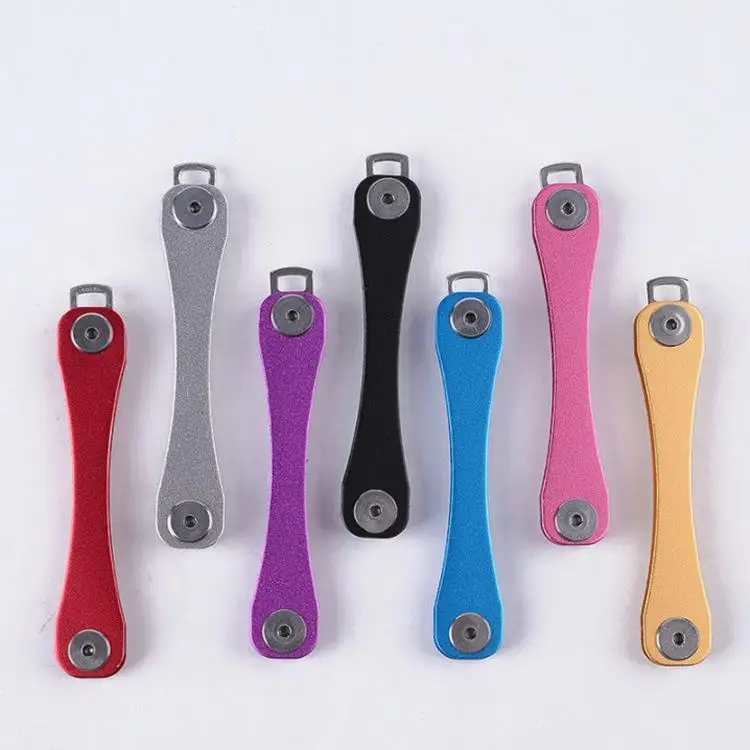 Compact Aluminium Smart Key Organizer And Keychain Holder_voghion.com