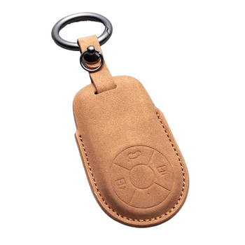 Leather Car Key Case Cover For GWM HAVAL H6 M6 ORA Good White IQ Key Holder Keychain Protection Accessories