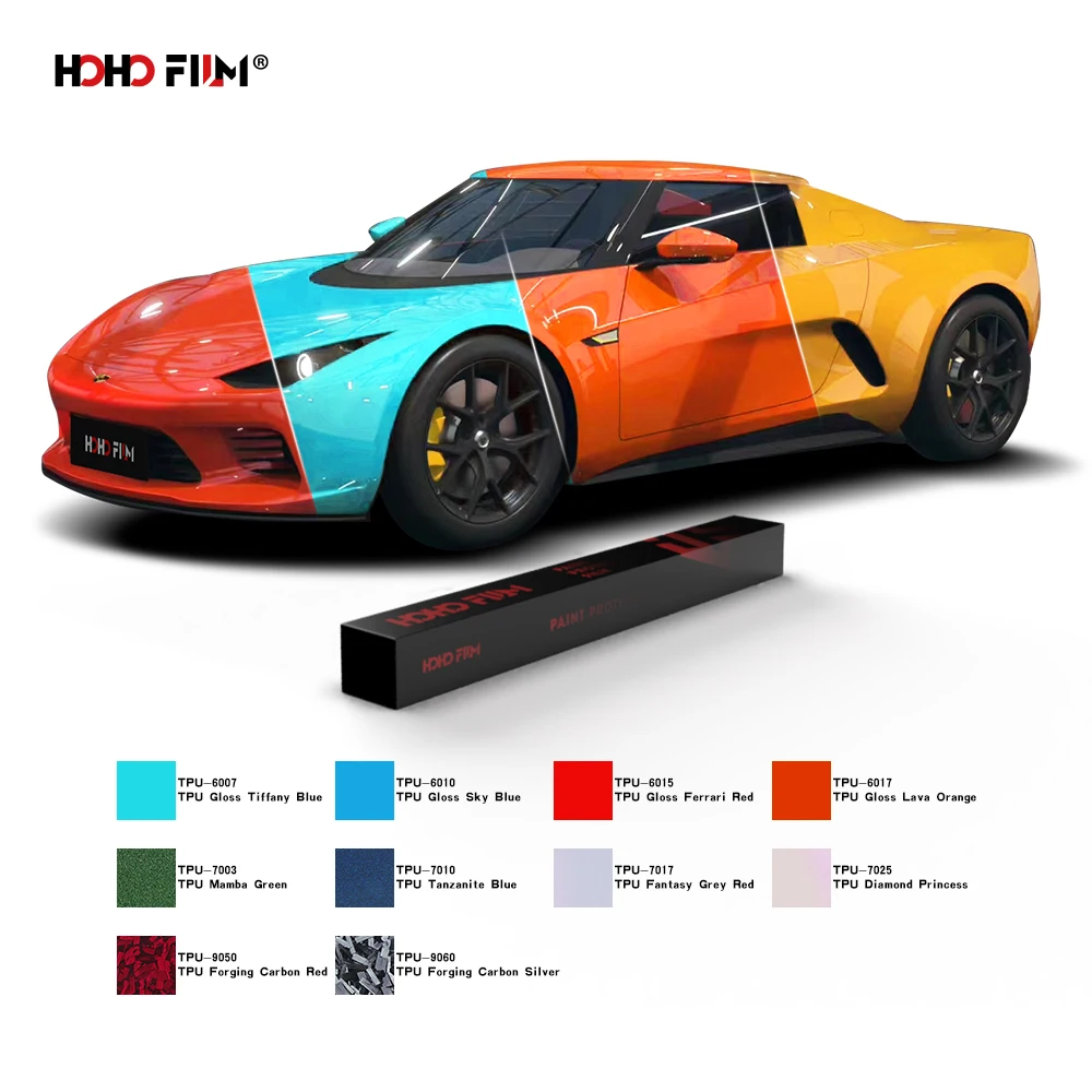 HOHOFILM Color TPU PPF Paint Protection Film Car Films 1 Rolls 1.52*16M Thickness 8mil Color Change PPF for Car