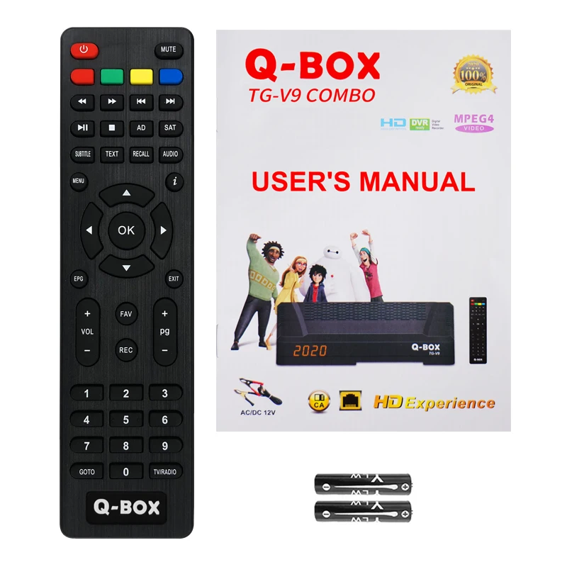 Q-BOX TG-V9 New Decoder c Band Dtv Apk Dvb T2s Dvb T2 7.2 Receiver  Dvb T2 Digital Dish Receiver Satellite Tv Internet Tv Decode