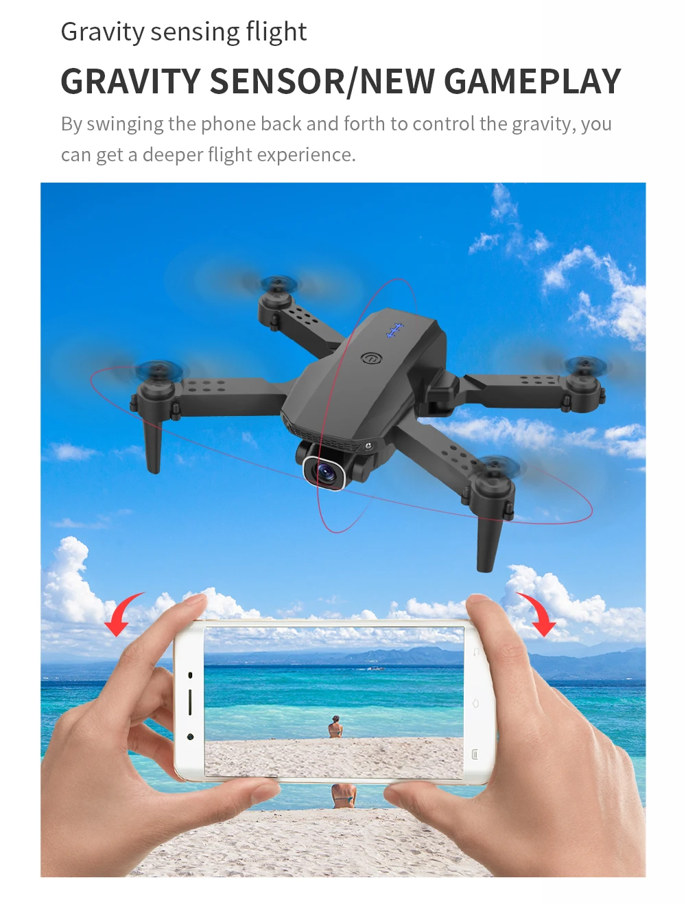 4g折叠迷你rc无人机wifi rc四轴飞行器,带双摄像头高清4k - buy drone