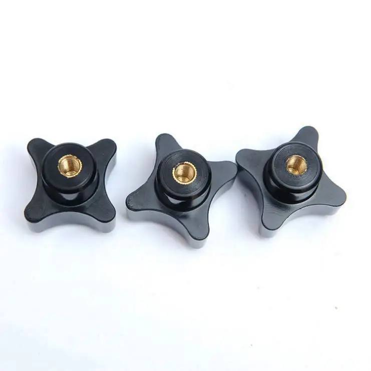Factory Direct Price M5 M6 M8 Female Male Bakelite Cross Handle Knob Small Plastic Knobs for Industrial