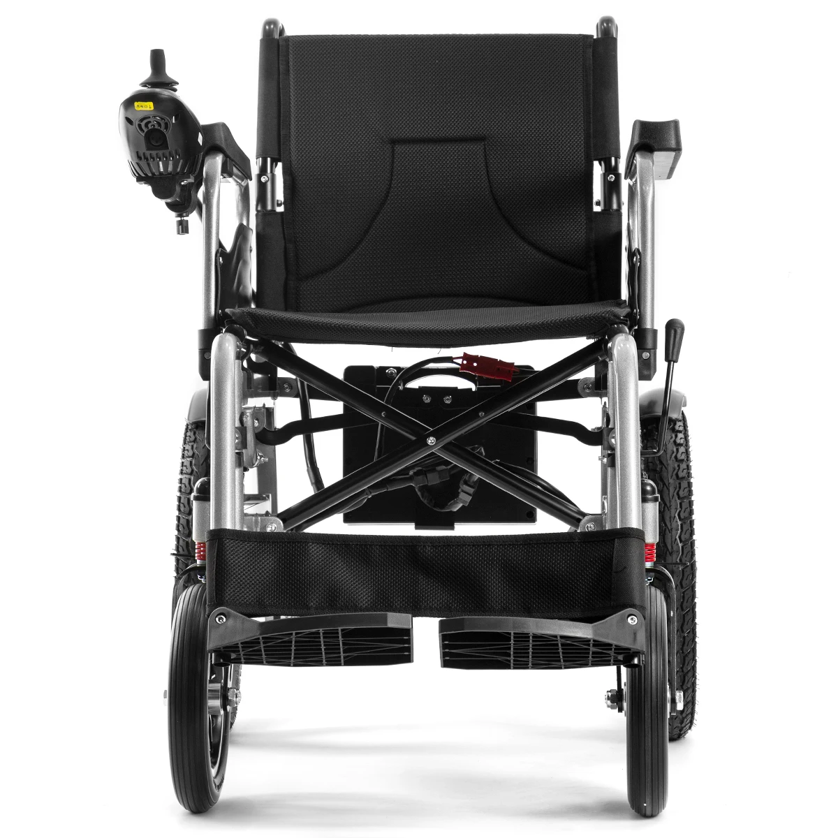 2024 Singapore Hot Sale Ultra Lightest Steel Cheap Wheel Chair Portable Travel All Terrain Foldable Disabled Electric Wheelchair