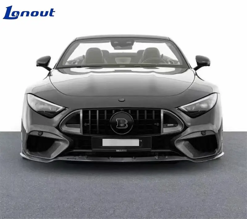 Saídas de Ar Dianteiras Spoiler Dianteiro Saias Laterais e Spoiler Traseiro para Mercedes Benz SL-Class foto 4