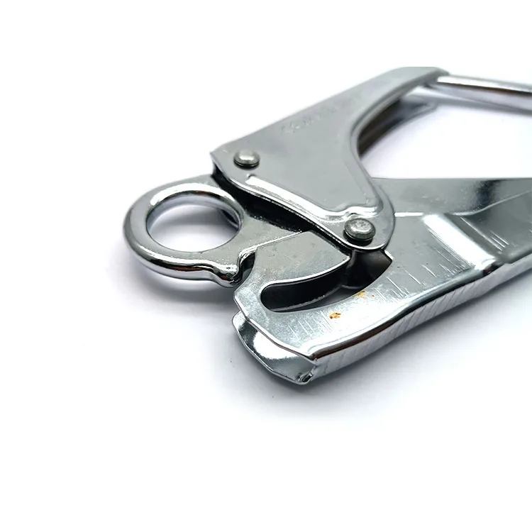 25KN Rock Locking Snap Clip Hook Outdoor Rock Tree Arborist Fall Protection Equipment mosquetones de escalada de 25kn