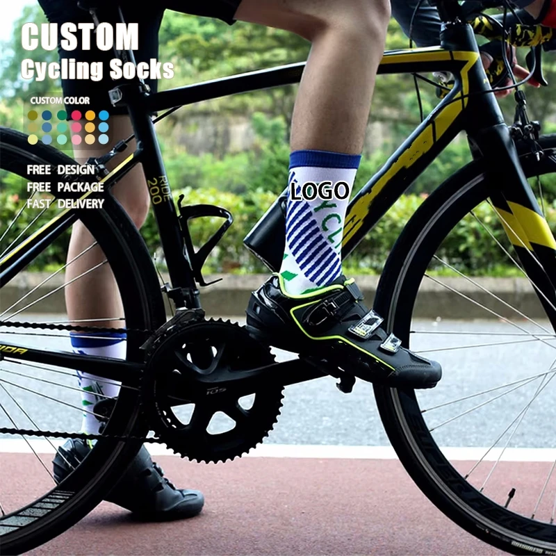 Custom Road Cycling Socks view 2