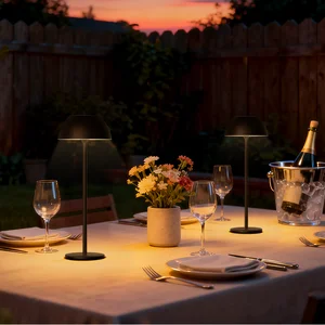 Solar Garden Table Lamp Outdoor Waterproof  Solar Lamp Garden Outdoor Lighting Table Light for Restaurant