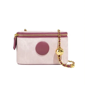 2026 New Women's Chain Bag Custom Guangzhou Factory Wholesale Low Price Small Vintage Crossbody PU Leather Shoulder Bag for