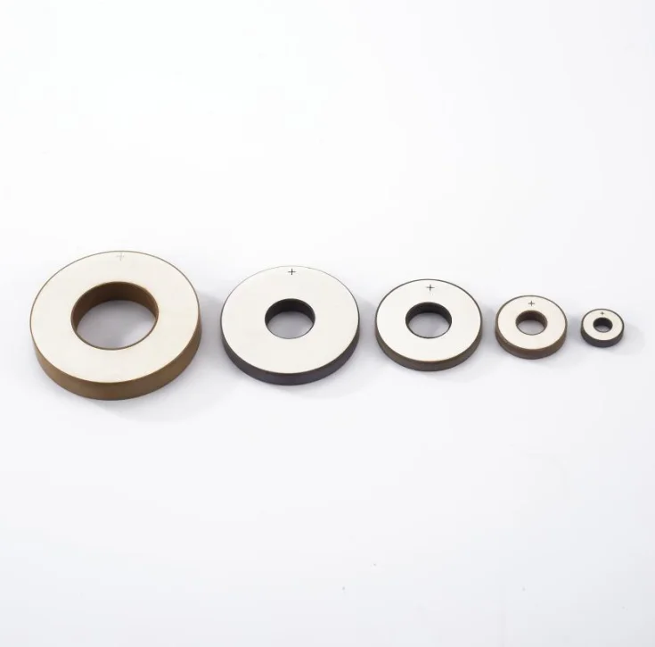 PZT High power Ultrasonic Vibrating Transducer 50mm for Ultrasonic cleaning Piezoelectric Ceramic rings and discs