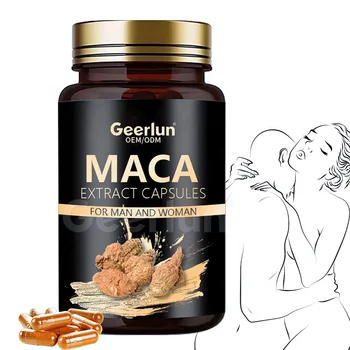OEM Premium Organic Maca Root Extract Pills Provide Energy Performance Male Enhancement Maca Capsules for Men and Women