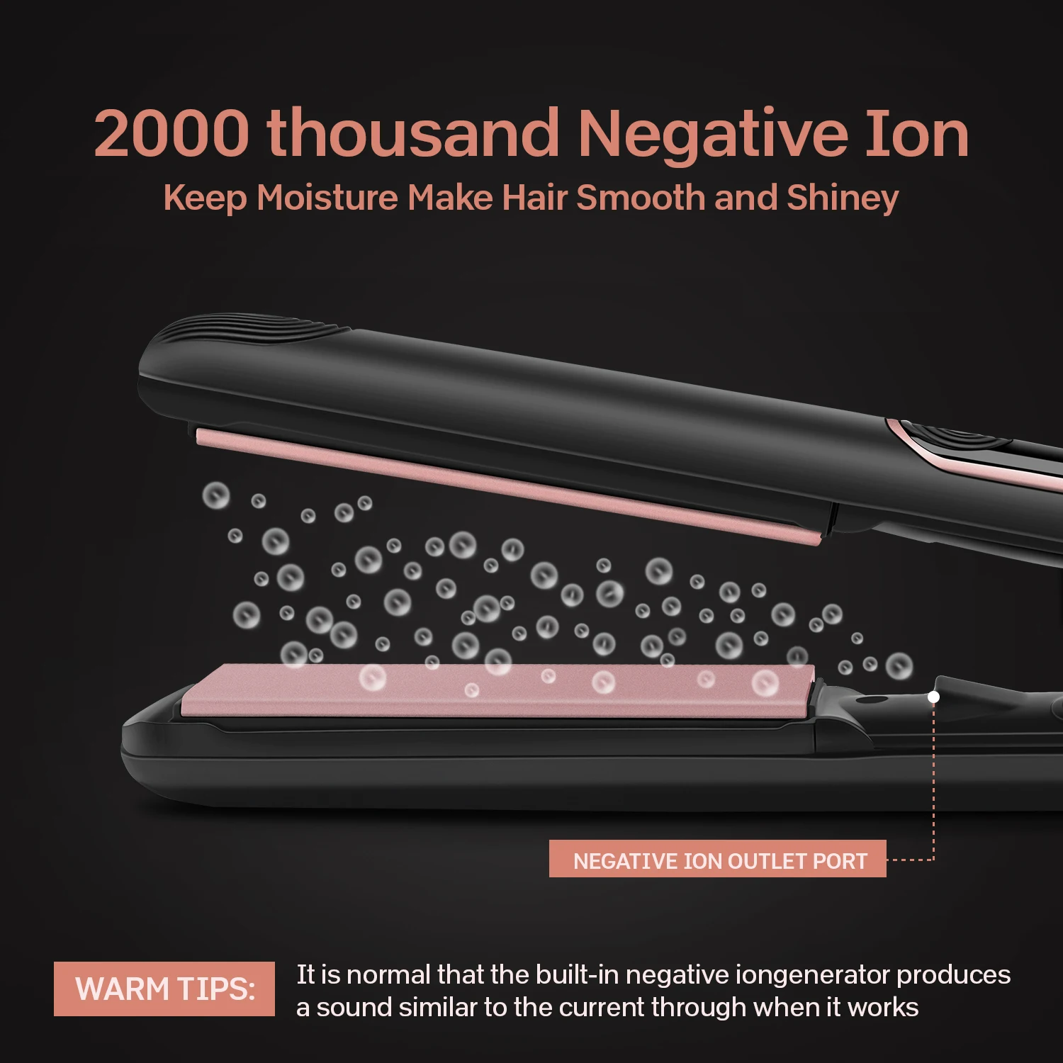 Mini Plancha Para Cabello Professional Hair Straightener