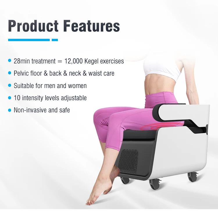 Pelvic floor cushion Muscle tightening body sculpting pelvic issues repair ems muscle stimulation pelvic chair machine