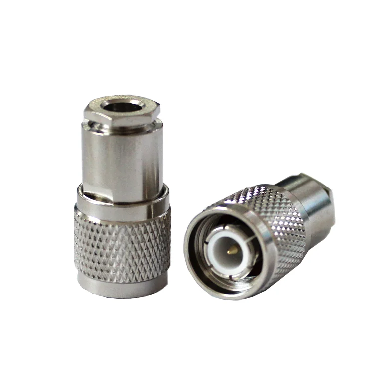 product tnc j3 connector rf five piece set tnc male coaxial connector for rg58 cable assembly-3