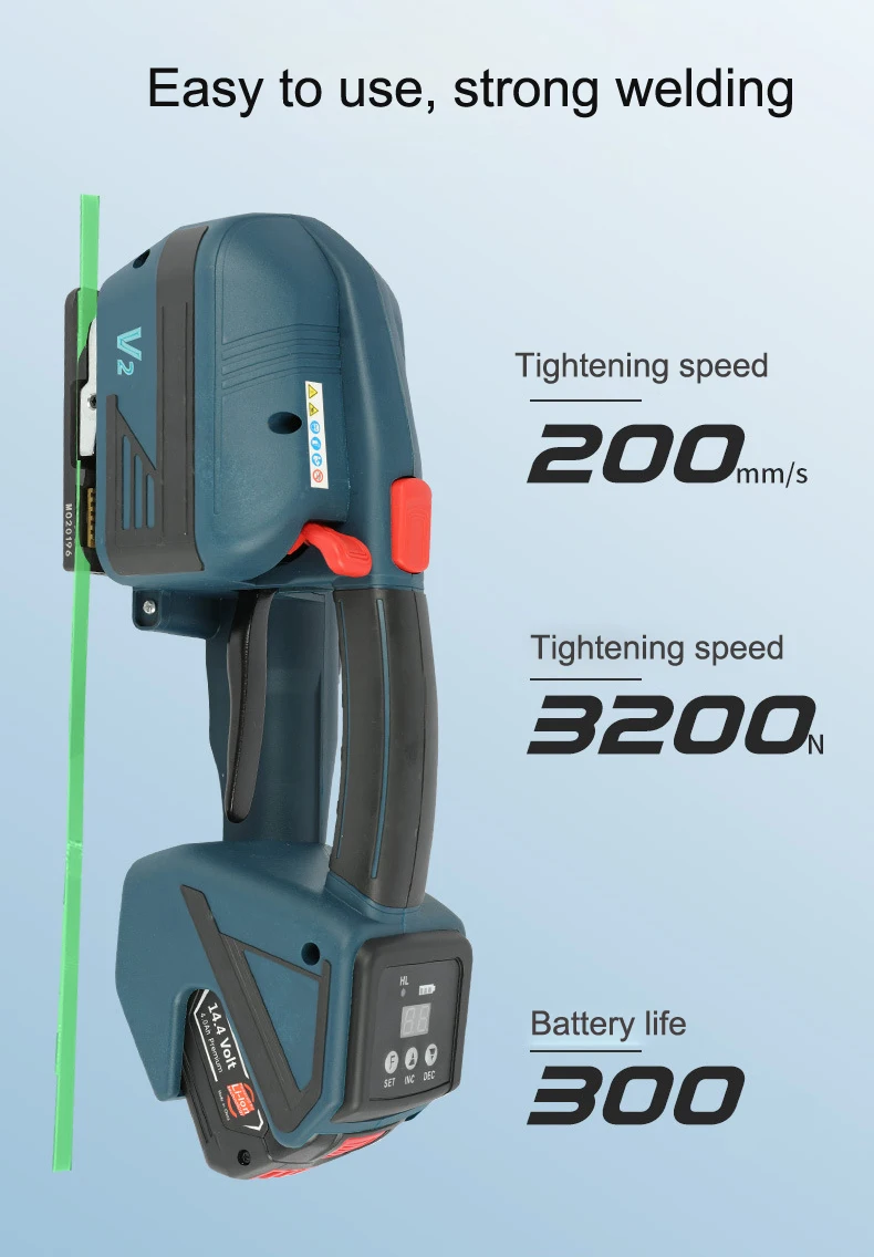V2 Electric Welding Strapping Tool For 1/2 In5/8 In Pp/pet Straps