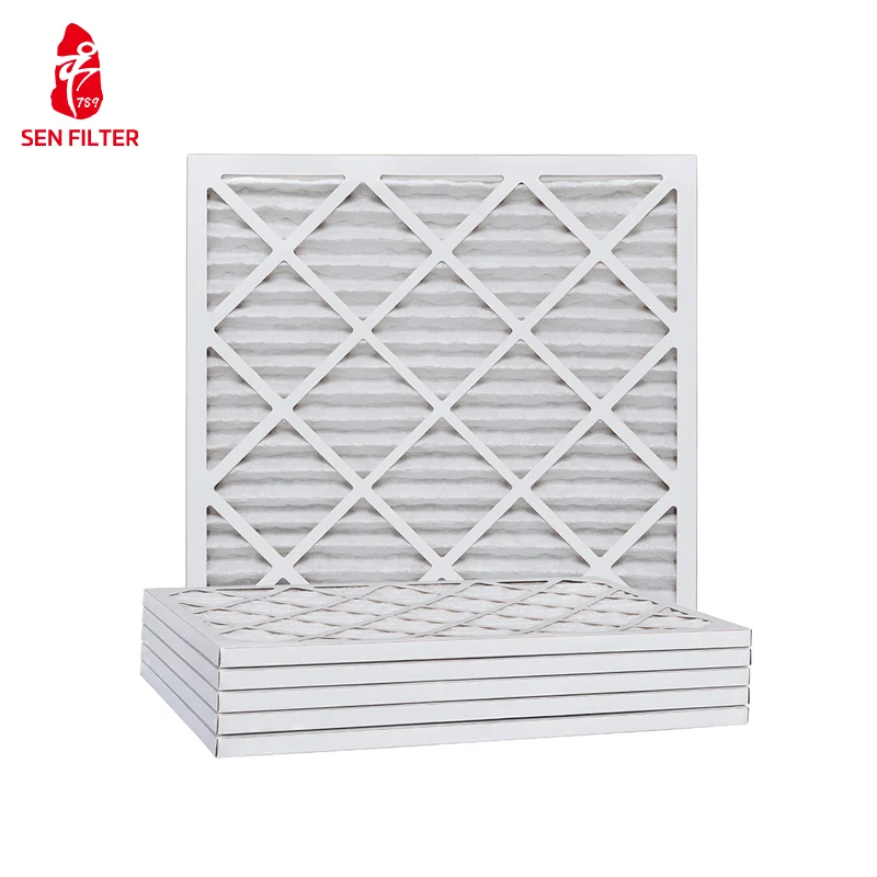 Customized Merv 6 8 11 13 14 15 Electrostatic Pleated Air Conditioner HVAC AC Furnace Air Filter Collapsible