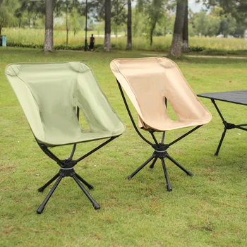 Wholesale swivel moon chair for outdoor camping adults and kids