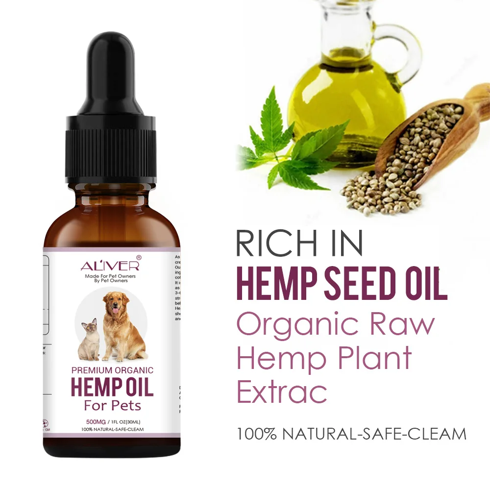 Aliver 100 Natural Hemp Essential Oil Organic Hemp Oils For Dogs And