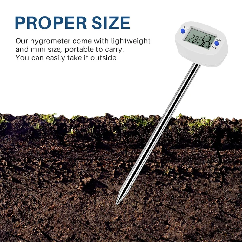 TA290 Digital Soil Hygrometer Moisture Meter Temperature Humidity Tester Brand-new