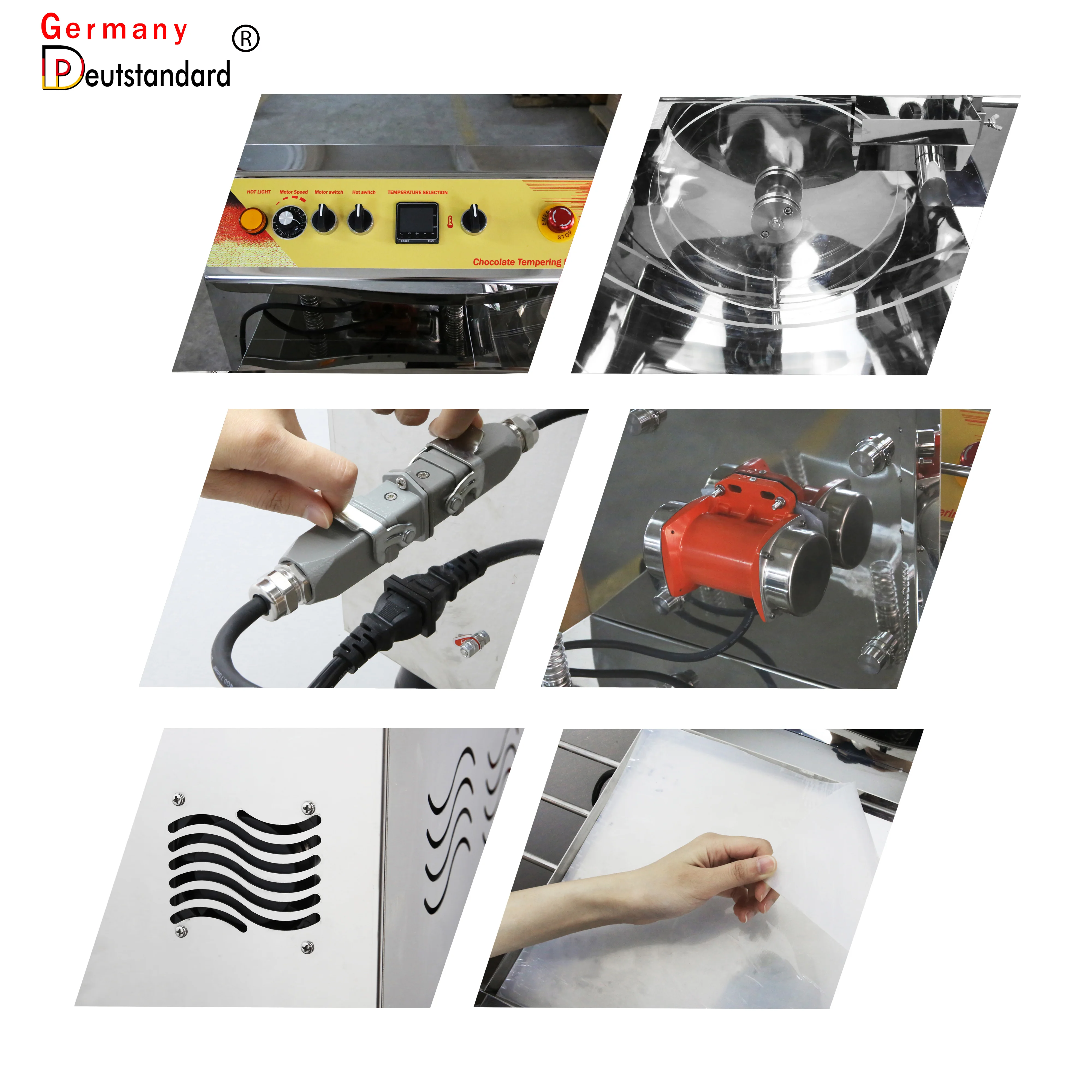 Hot Sale New Chocolate Melting and Tempering Machine for Nuts Milk Water Ingredients