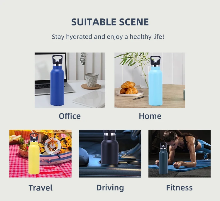 HydroJug Sport – Insulated Stainless Steel Water Bottle With Flip Straw & Bucket Handle, Leakproof – 40oz, Taffy