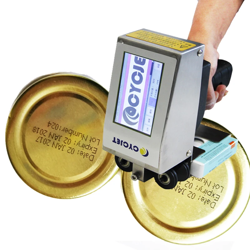 CYCJET Packaging Bags Handheld Inkjet Printer for Serial Number Logo QR Code Bar Code Printing