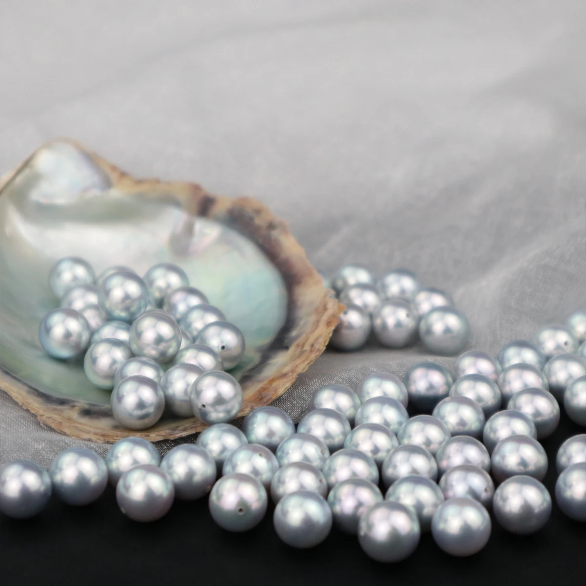 Japanese Blue Real Akoya Pearls Jewelry Natural For Wholesale Buy