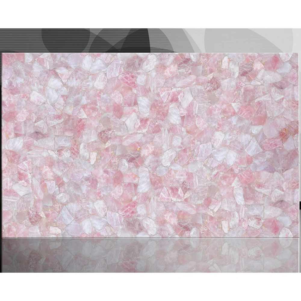 Decoration Wall Chinese Pink Marble Stone Agate Onyx For Luxury Interior Hotel Villa Bathroom Design
