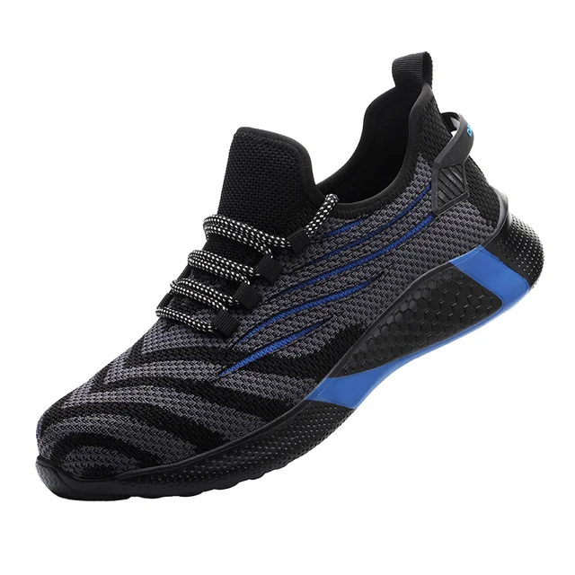 Men's High Quality Anti-puncture Steel Toe Safety Shoes Wear-resistant Non-slip Fashion Breathable  Shoes