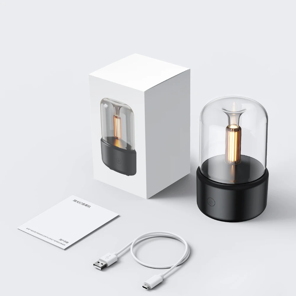 Electric Aroma Essenti Oil Diffuser Machine Lamp Custom  Hotel Aroma Diffuser Bathroom Candlelight Shape Design DQ702