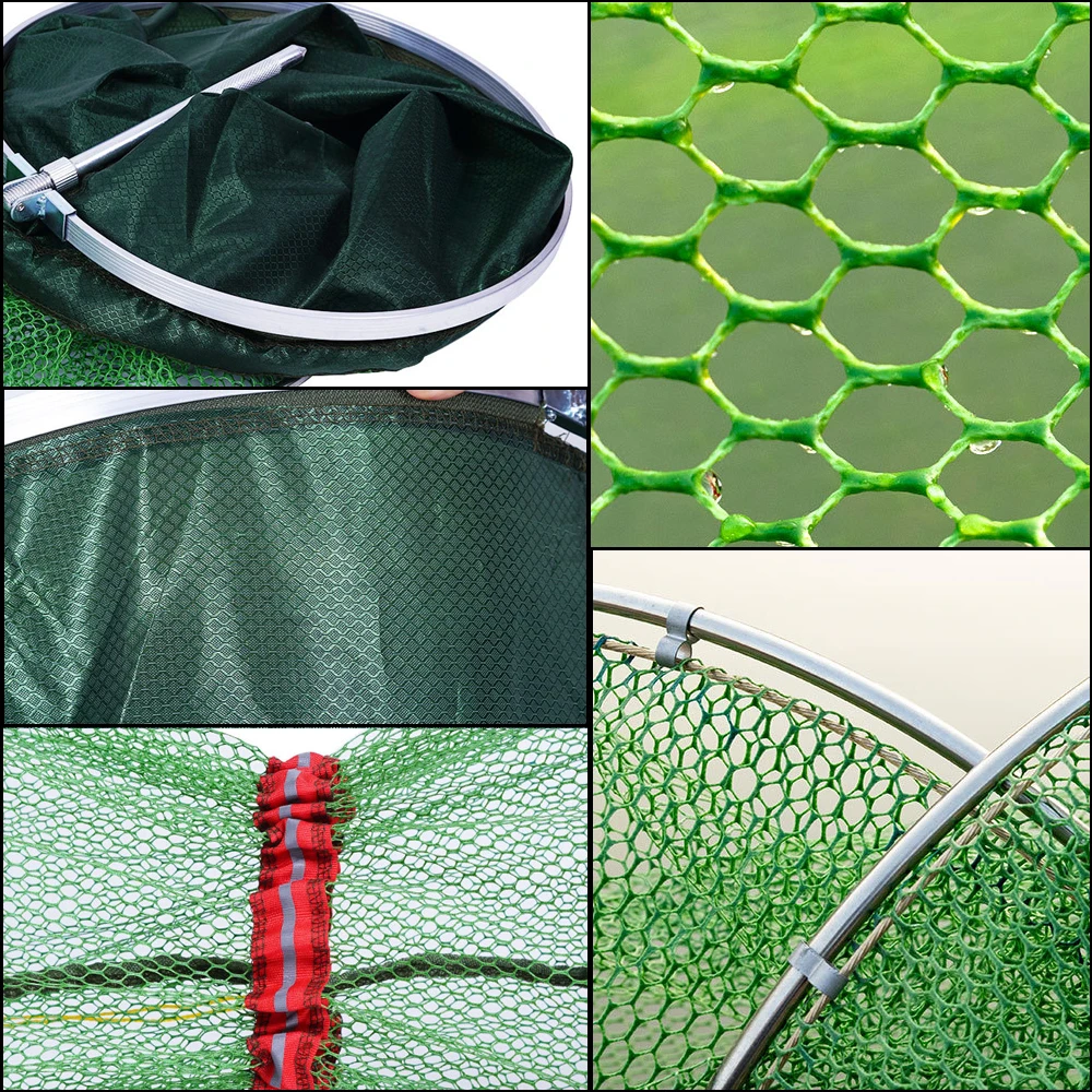 Aluminum Fishing Net Collapsible Floating Wire