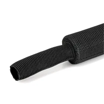 Durable ZH-WFT006-100 Woven Braided Protective heat shrink Sleeve with Abrasion Resistance for heatshrinkable Cable Protection