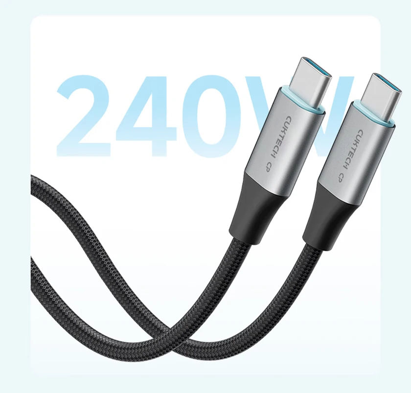 Cuktech Usb-c Cable 240w Pd3.1 Magnetic Charging Cable For Phone_voghion.com