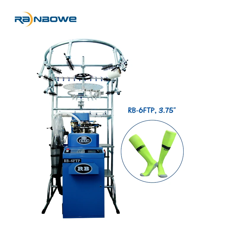 Automatic Computerized 6F Baby Sock Knitting Machine Manual Operation with Core Motor Component Toe Sewing Best Price for Sale