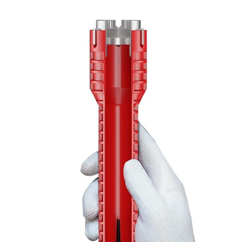 High Cost-Effective 8 in 1 Anti-Slip Kitchen Repair Plumbing Tool Flume Wrench Sink Faucet Key Bathroom Wrenches Sets