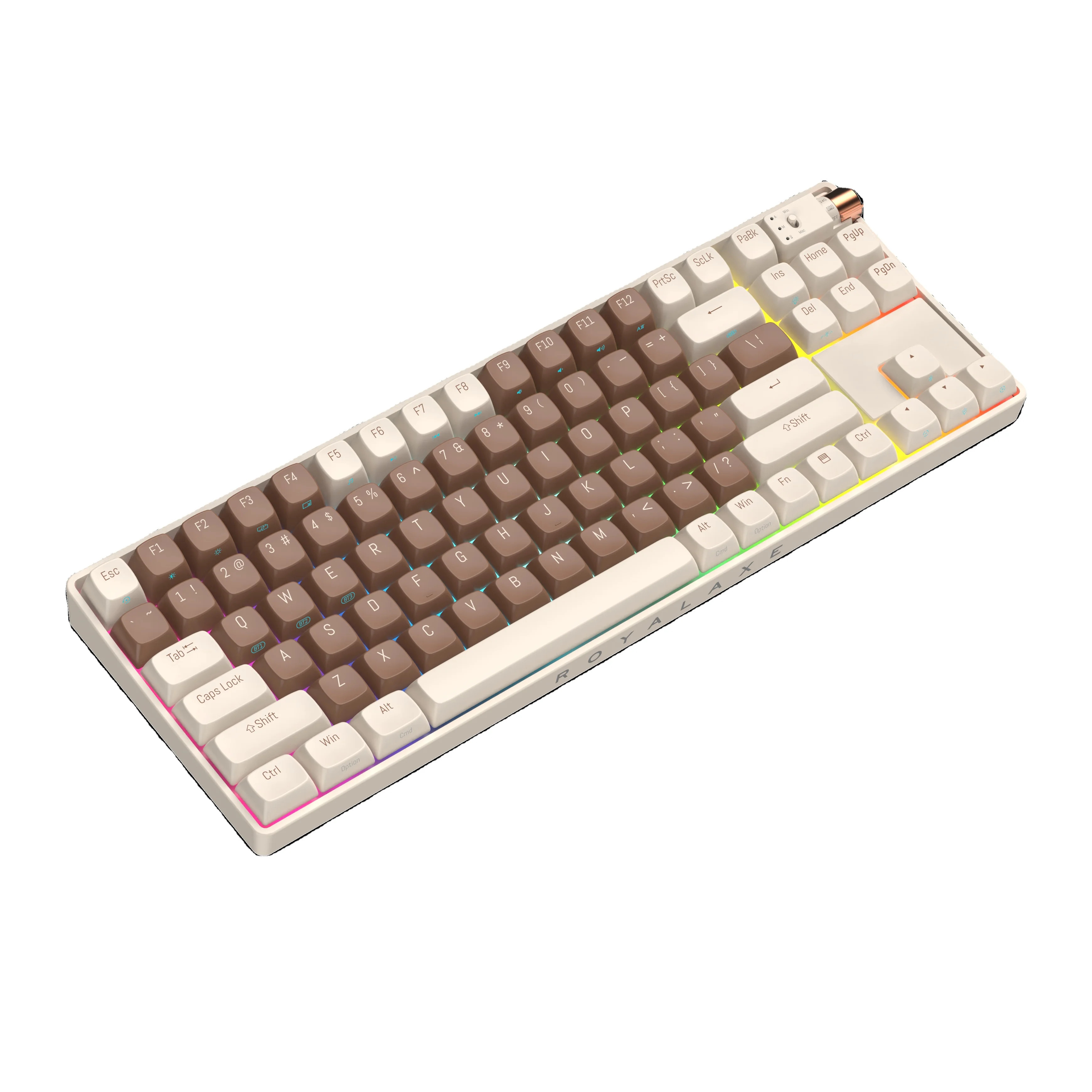 R87 Customization Wireless Mechanical Keyboard Hot Swappable Wired Dual Mode Wireless Keyboard RGB Backlit